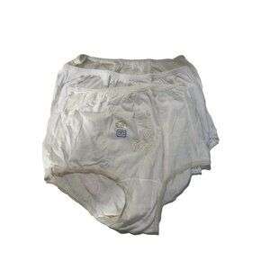 NWT Soprano High Rise Briefs Size 8 Plus Size For Women White Color Underwea 3pc